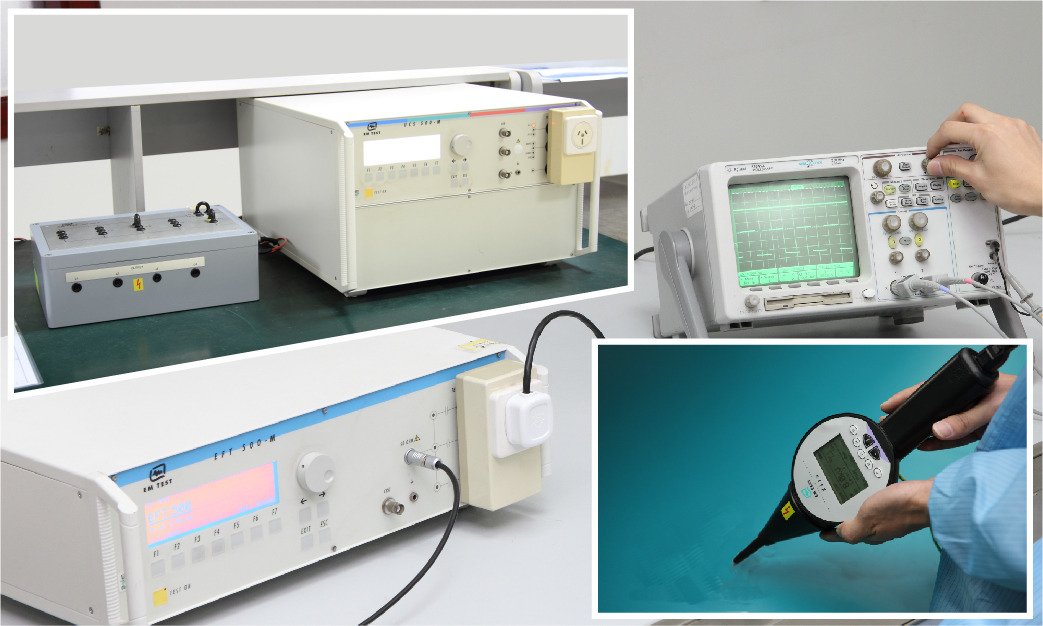 電快速脈沖群、浪涌、靜電放電抗擾度試驗